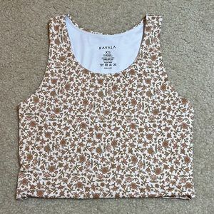 Kavala Floral Workout Top